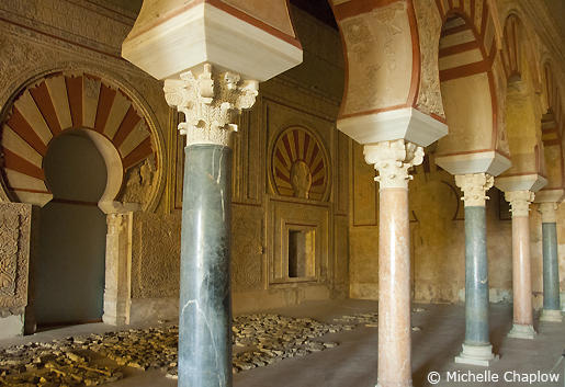 Arches in the vast palace-city of Medina Azahara Arches in the vast palace-city of Medina Azahara